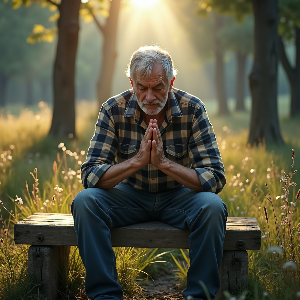 man on bench reading a book